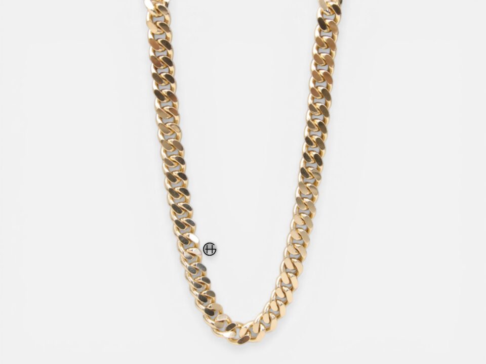 Pansarhalsband 18K RG 137,6g 61cm