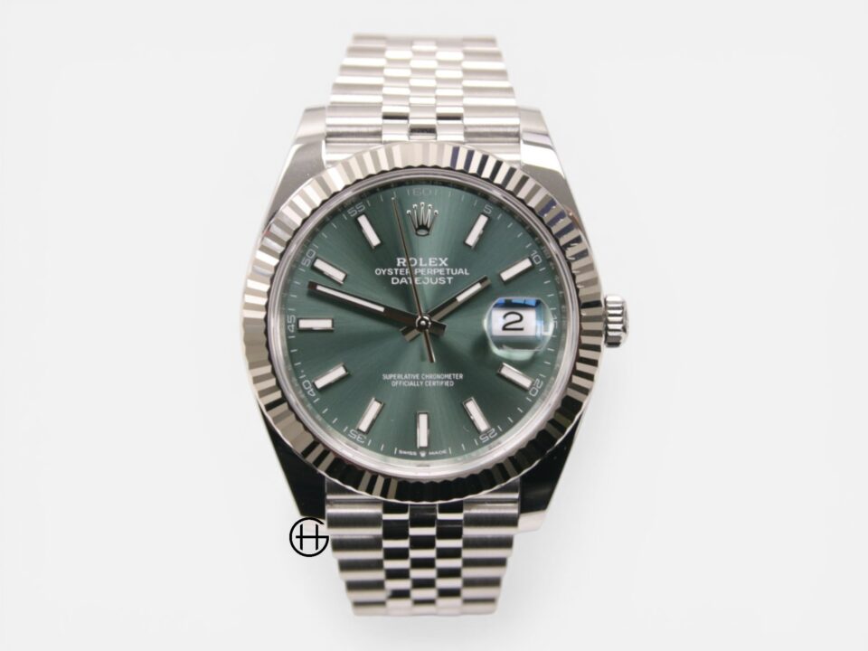 Rolex Datejust 41 Vitt Guld | Stål