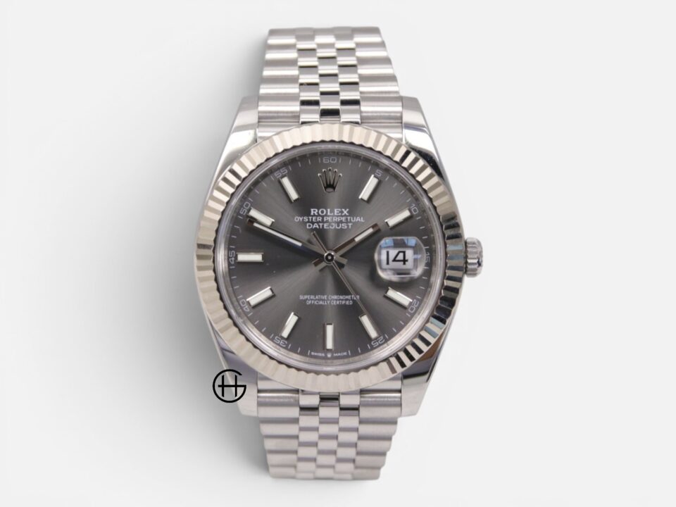 Rolex Datejust 41 Vitt Guld | Stål