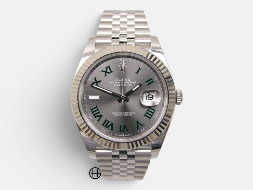 Rolex Datejust 41 Vitt Guld | Stål