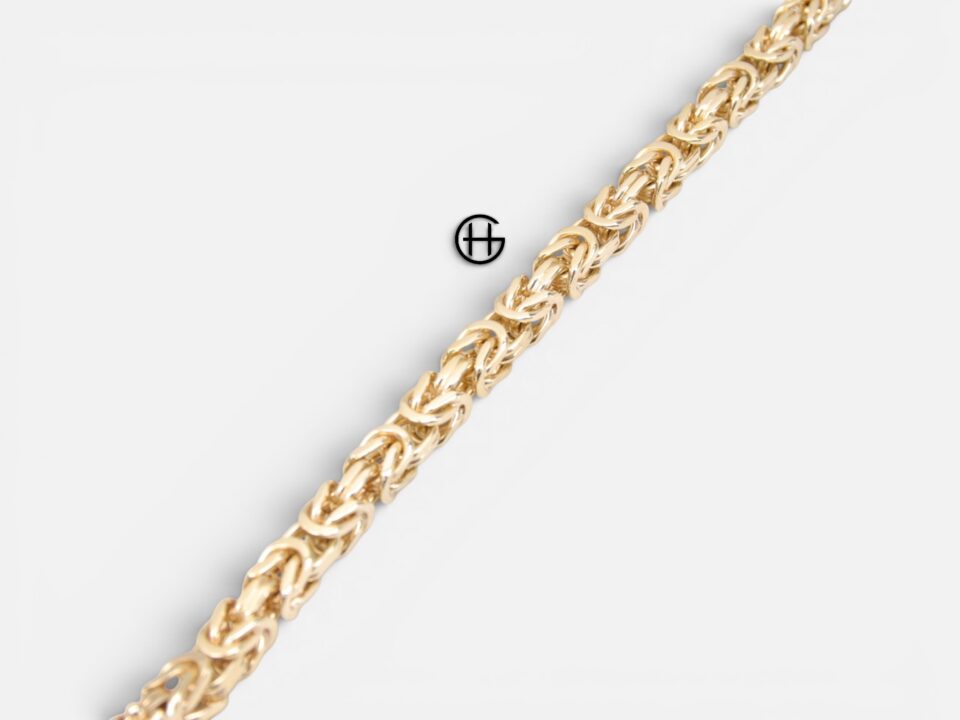 Kejsararmband 18K RG 104,1g 22cm