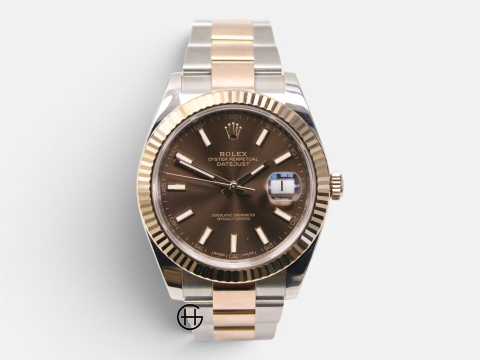Rolex Datejust 41 Roseguld Stål