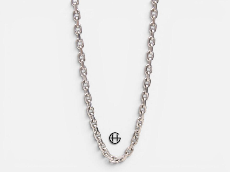 Ankarhalsband 18K VG 65,1g 61cm