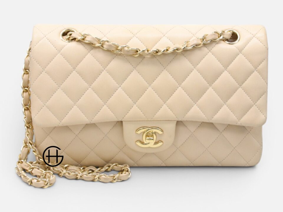 Chanel Lambskin Classic Medium Double Flap Bag
