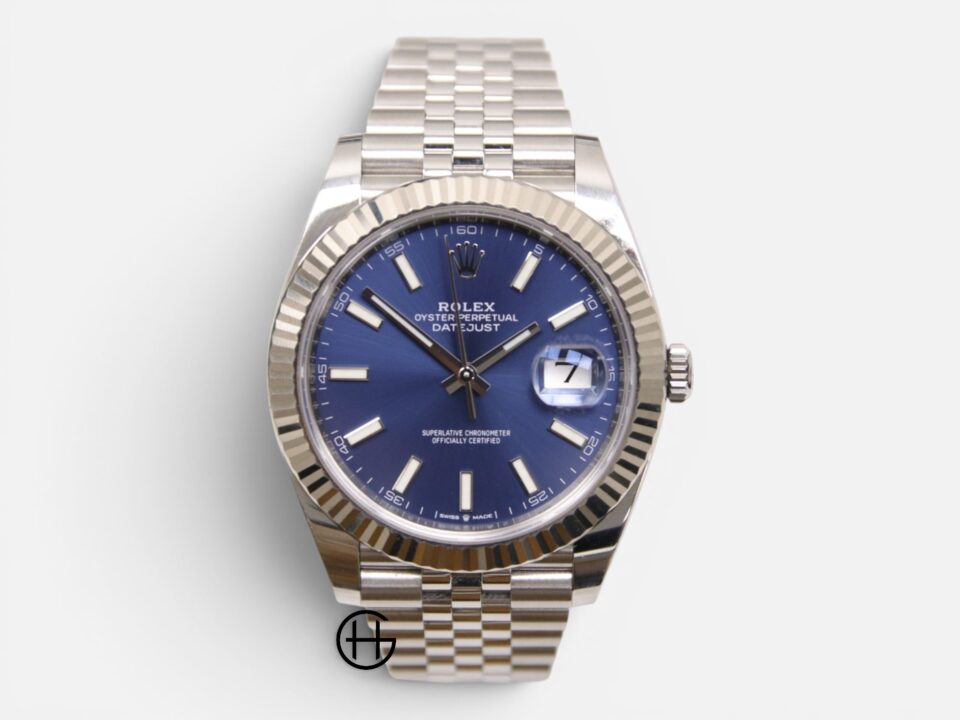 Rolex Datejust 41 Vitt Guld | Stål