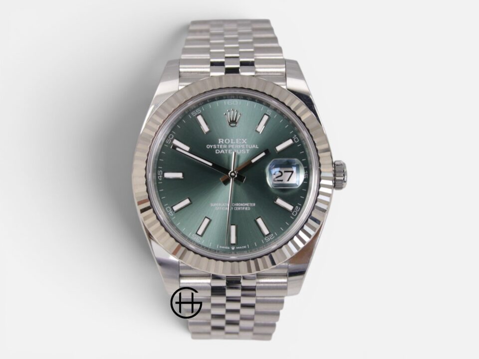 Rolex Datejust 41 Vitt Guld | Stål