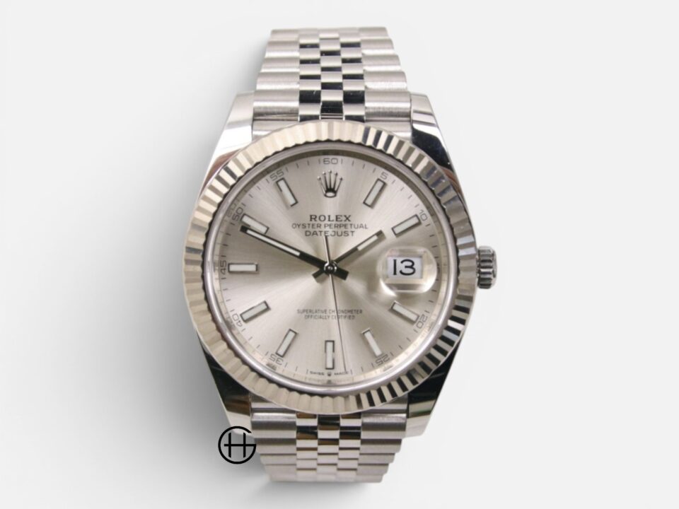 Rolex Datejust 41 Vitt Guld | Stål