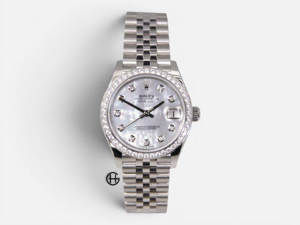 Rolex Datejust 31 Vitt Guld | Stål