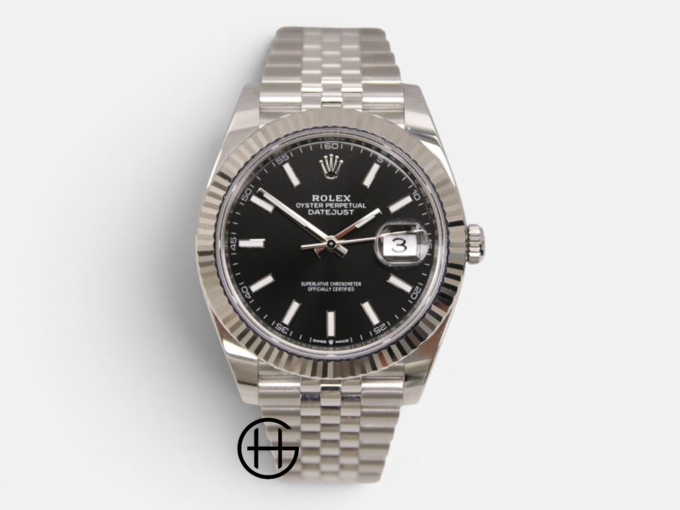 Rolex Datejust 41 Vitt Guld | Stål