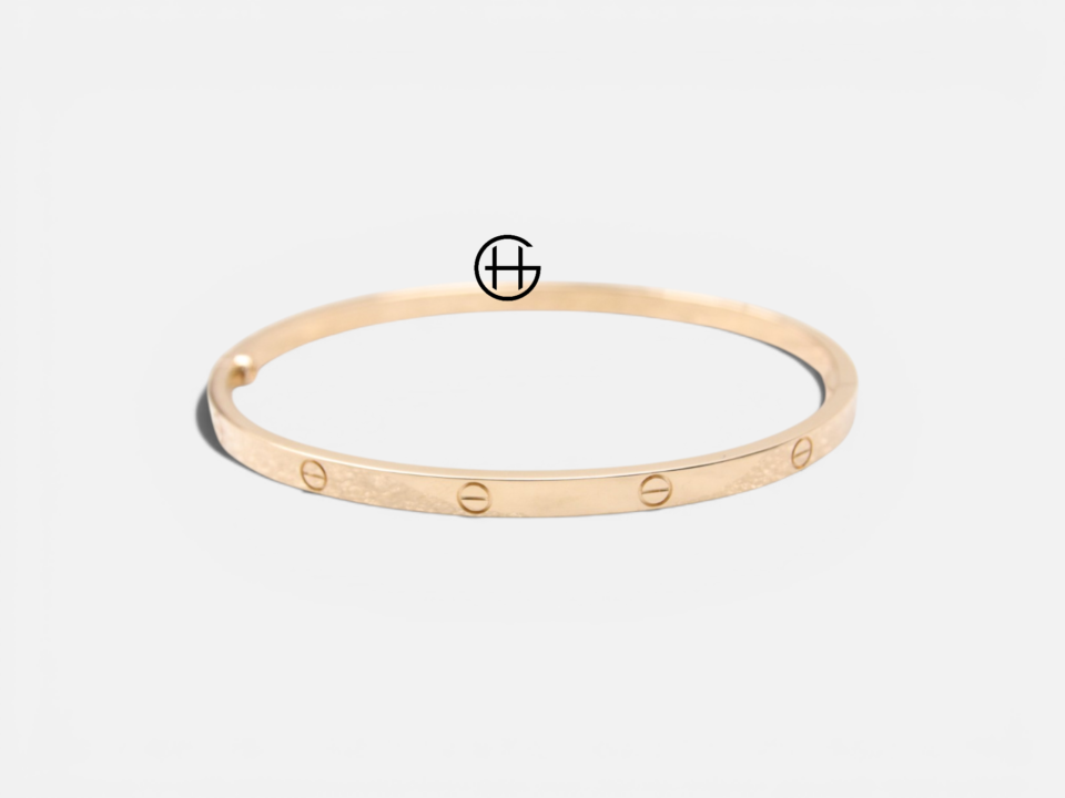 Cartier Love Armband | Liten Modell | Roséguld