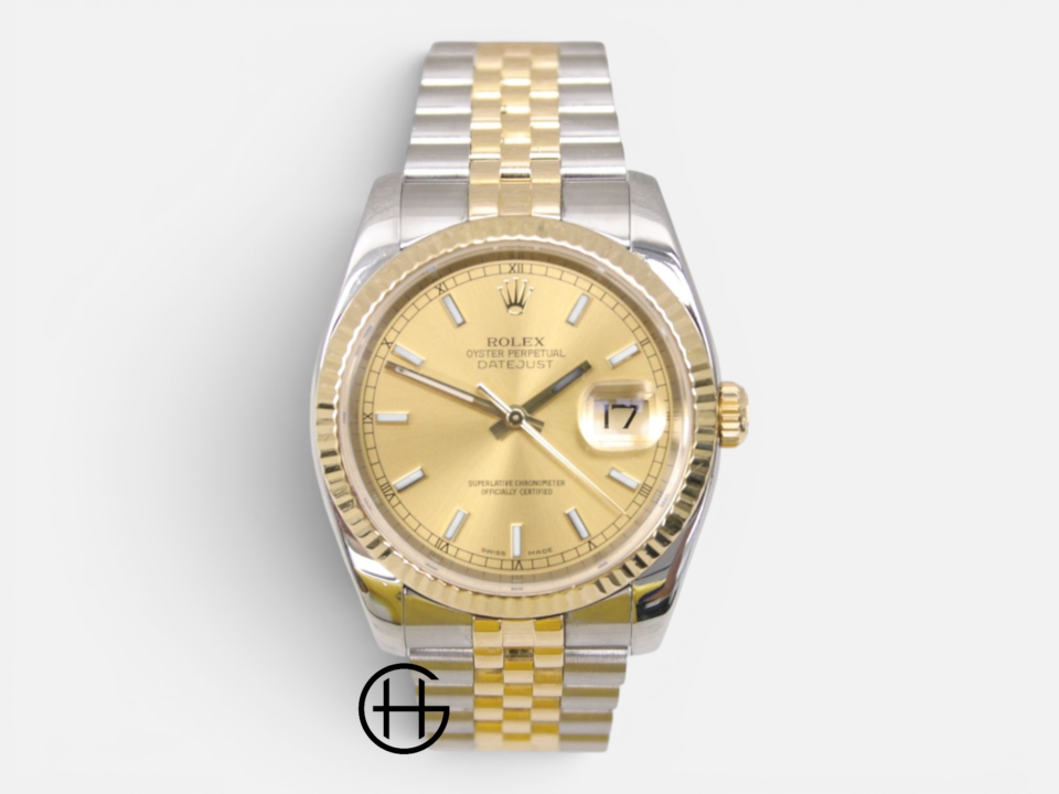 Rolex Datejust 36 Gult Guld | Stål
