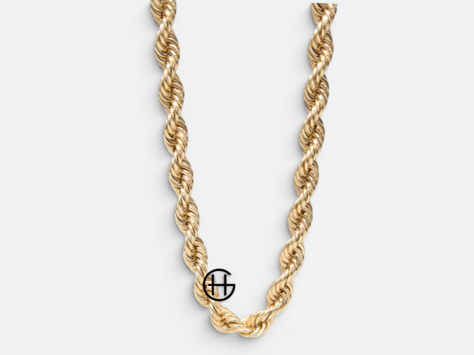 Cordellhalsband 18K Gult Guld 105,5gram 55cm
