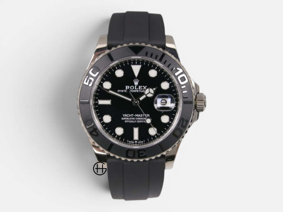 Rolex Yacht-Master 42 Vitt Guld