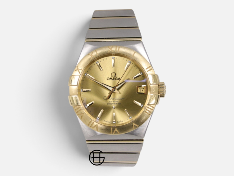 Omega Constellation | Guld och Stål | Champagne