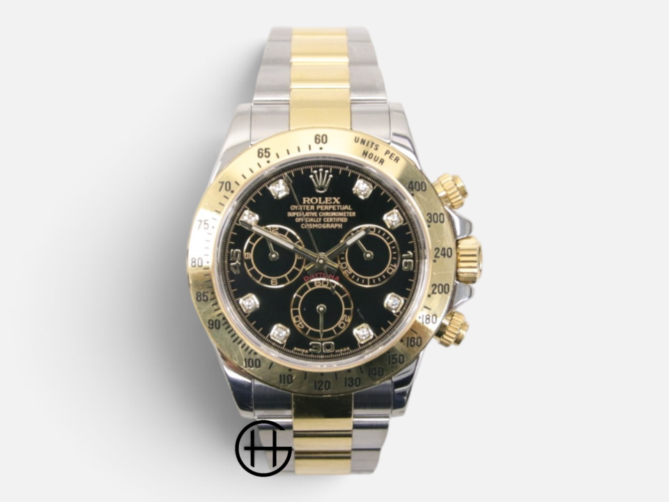 Rolex Daytona  | Svart Diamanter