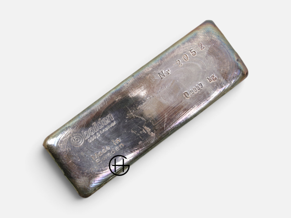 Silvertacka 1000gram | Boliden | 999,9 | Svensktillverkad