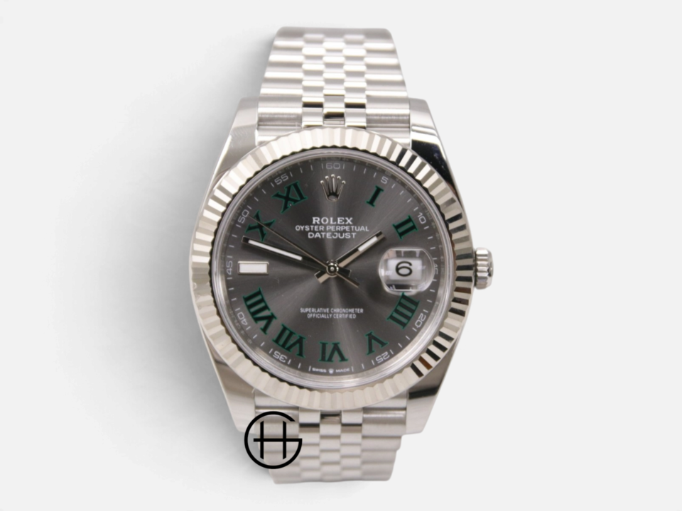 Rolex Datejust 41 Vitt Guld | Stål | Wimbledon